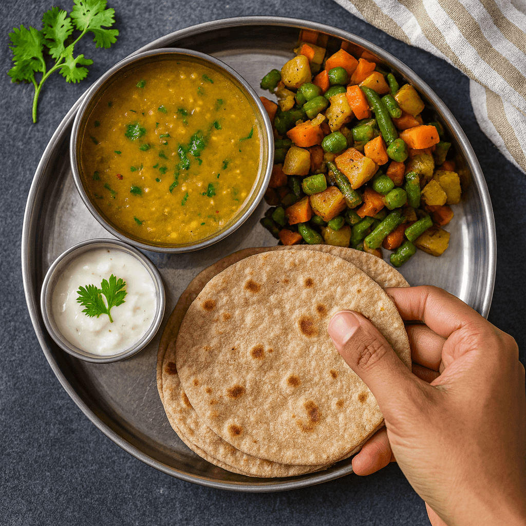 Customer enjoying Nutrispark healthy meal
