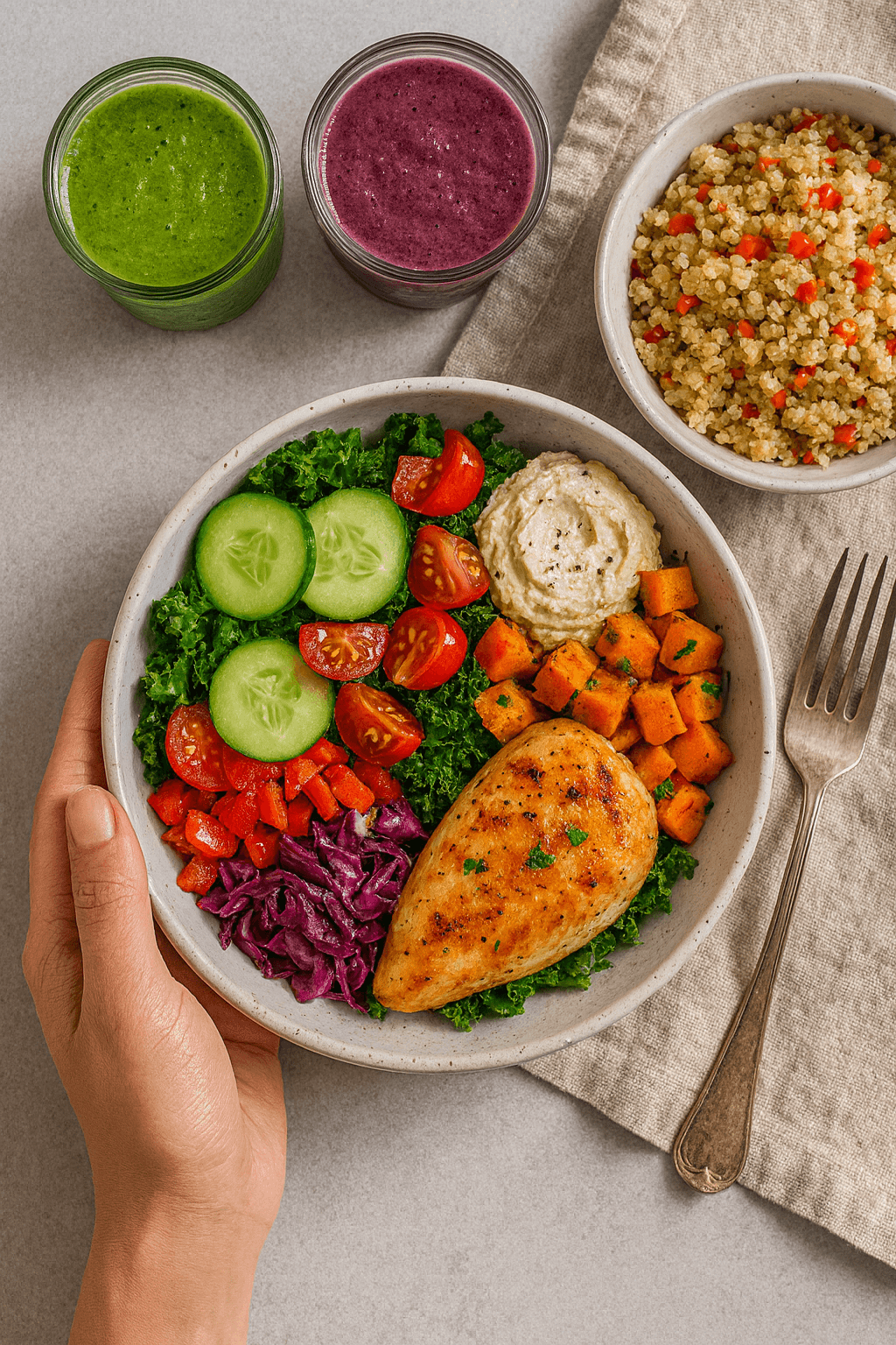 Homely healthy meal from Nutrispark