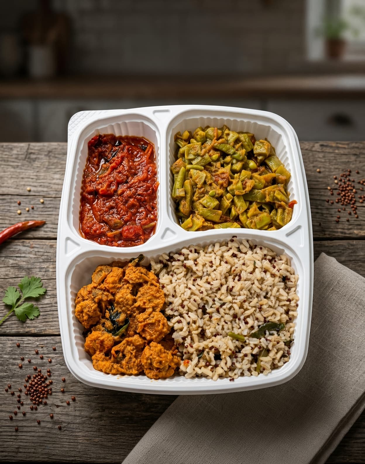 Protein-rich healthy meal from Nutrispark